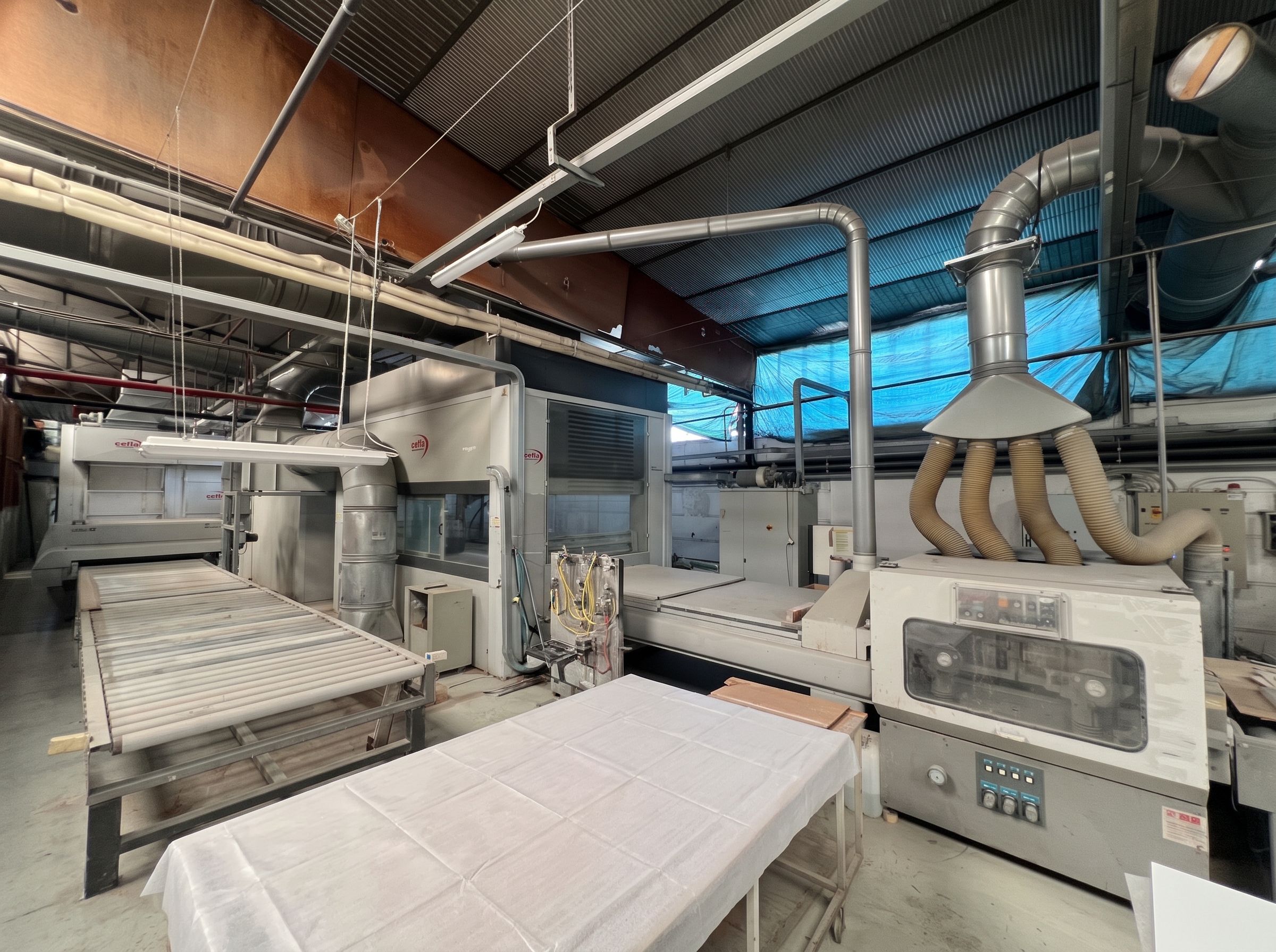 Linea di verniciatura CEFLA